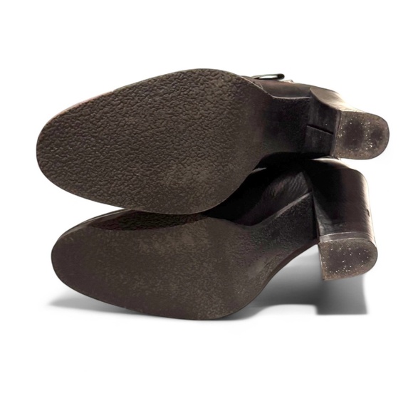 Kate Spade New York Black Leather Ankle Boots – Bow Detail – Size 9 - Picture 5 of 8